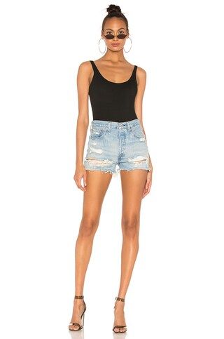 LEVI'S 501 High Rise Short in Fault Line from Revolve.com | Revolve Clothing (Global)