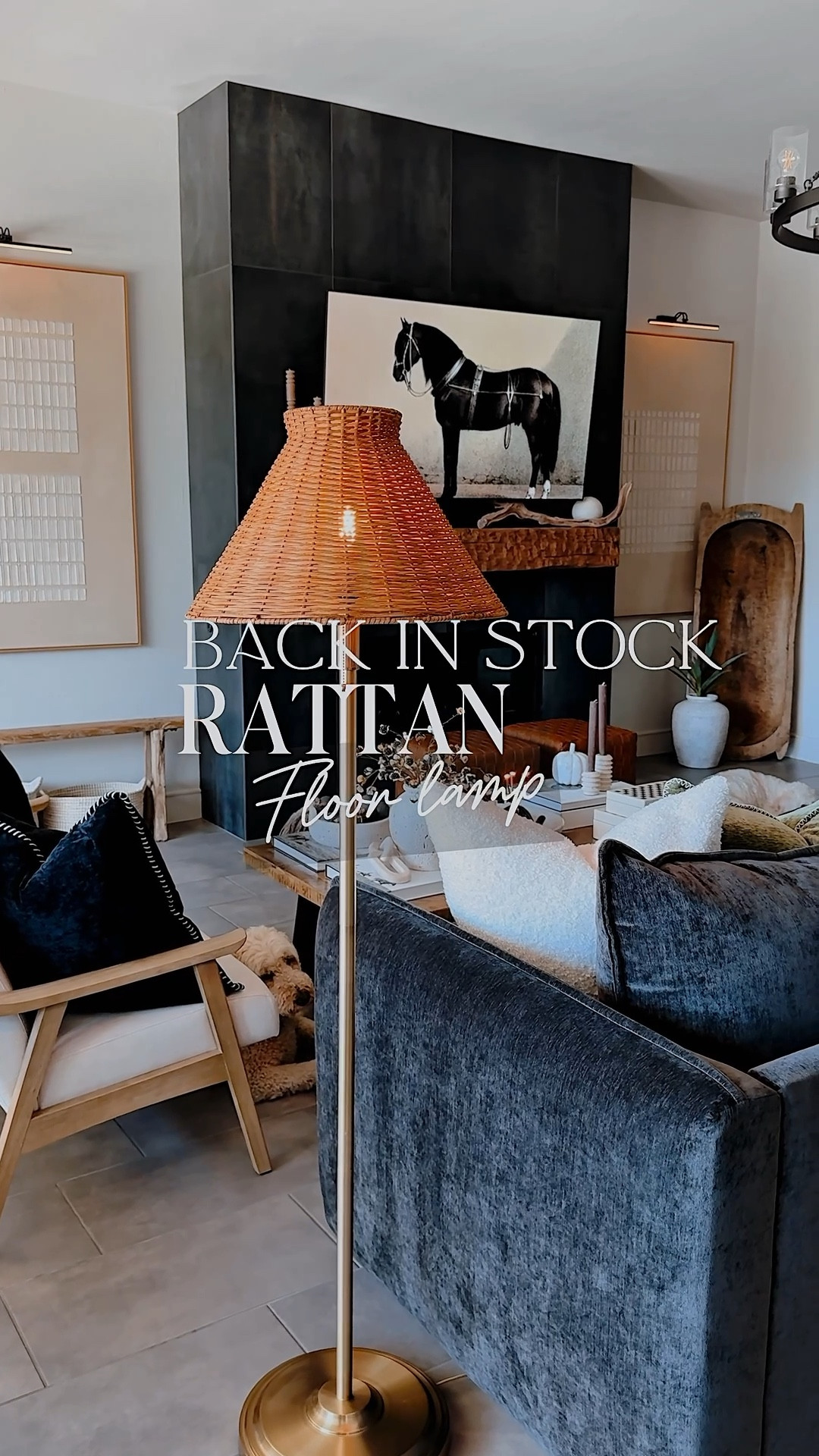 Remember that absolutely stunning floor lamp I showed you back in October? The one with the beautiful rattan and elegant gold accents? Well, it's finally back in stock! I'm thrilled that you now have the chance to bring this gorgeous piece into your own homes. It truly adds such a warm and stylish touch to any space. If you've been eyeing it, now is the perfect time to grab it before it disappears again. 

#LTKHoliday #LTKHome #LTKSeasonal