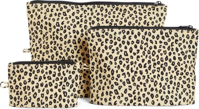 Go Set of 3 Nylon Zip Pouches | Nordstrom