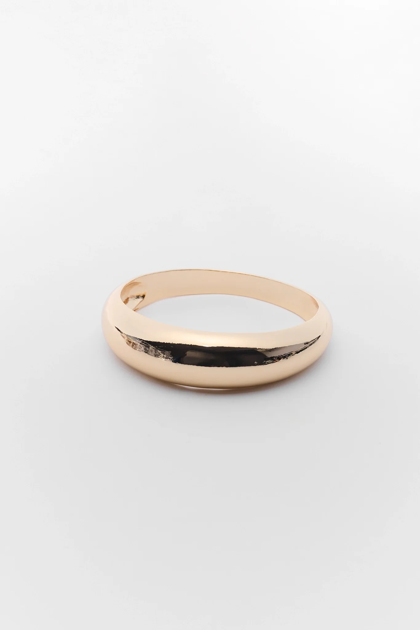 Gold Chunky Bangle Bracelet | Avara