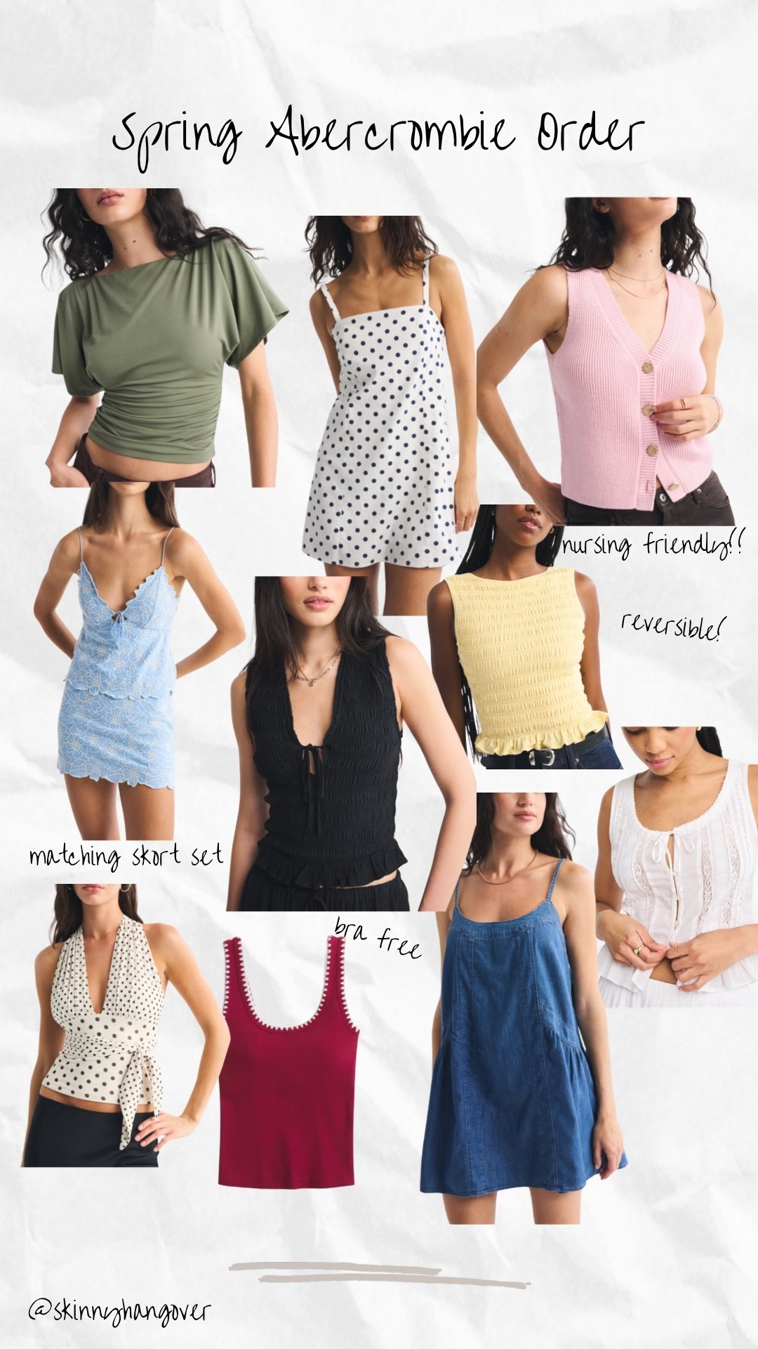 Abercrombie picks I grabbed - lots of nursing friendly spring options! 

#LTKootd #LTKmomlife