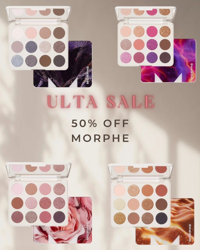 ULTA is having a sale and today's feature is the Morphe 12 pan eyeshadow pallets. I love how soft and pigmented Morphe eyeshadow are. These are an incredible deal.#ulta #ultasale #morphe #makeup #beauty

#LTKSpringSale #LTKOver40 #LTKBeauty