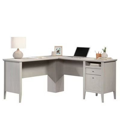 Sauder Larkin Ledge L Desk Glacier Oak | Target