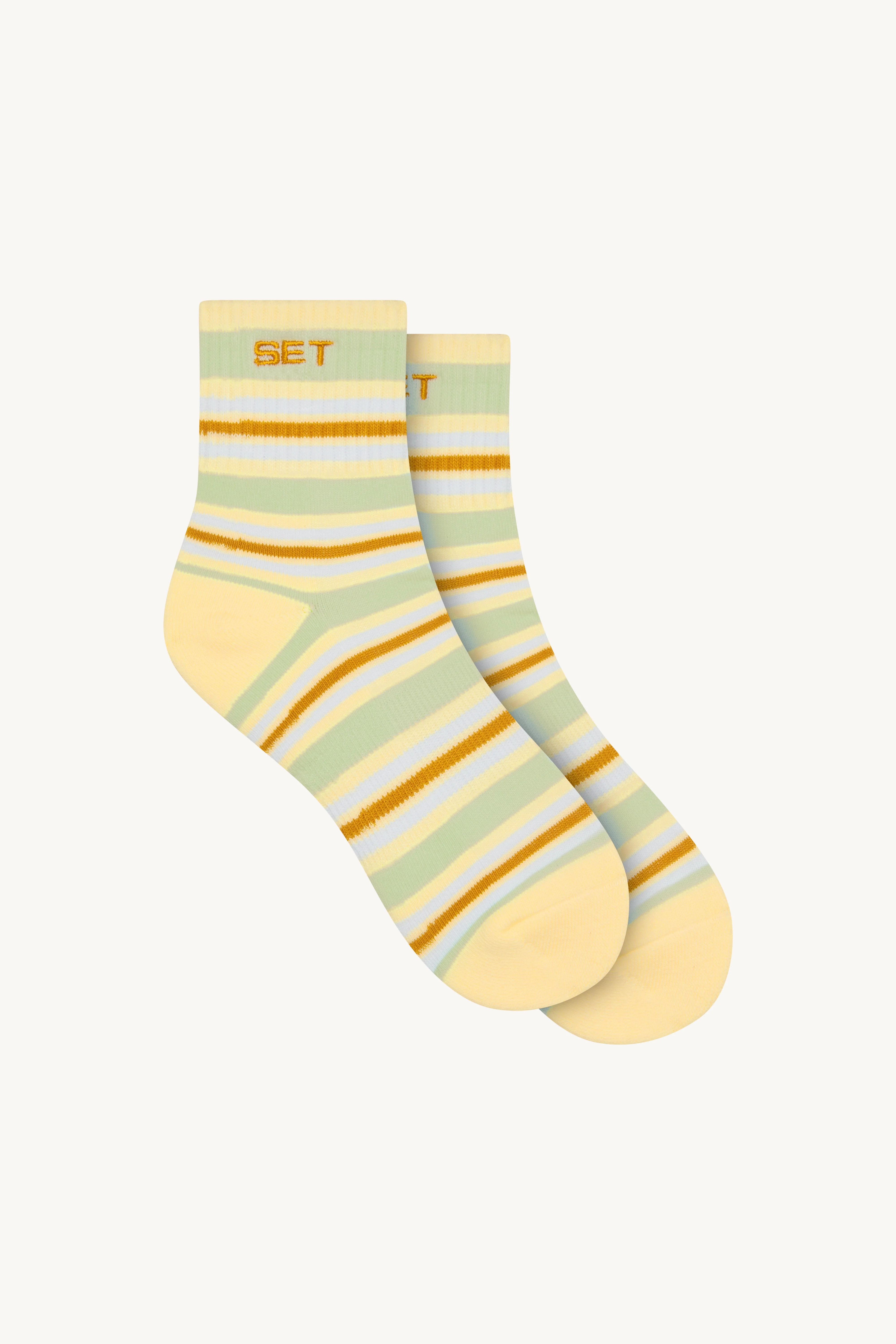 SET STRIPE SHORTY SOCKS - MELON | SET Active