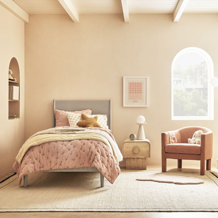 Muslin Puffy Quilt | West Elm (US)