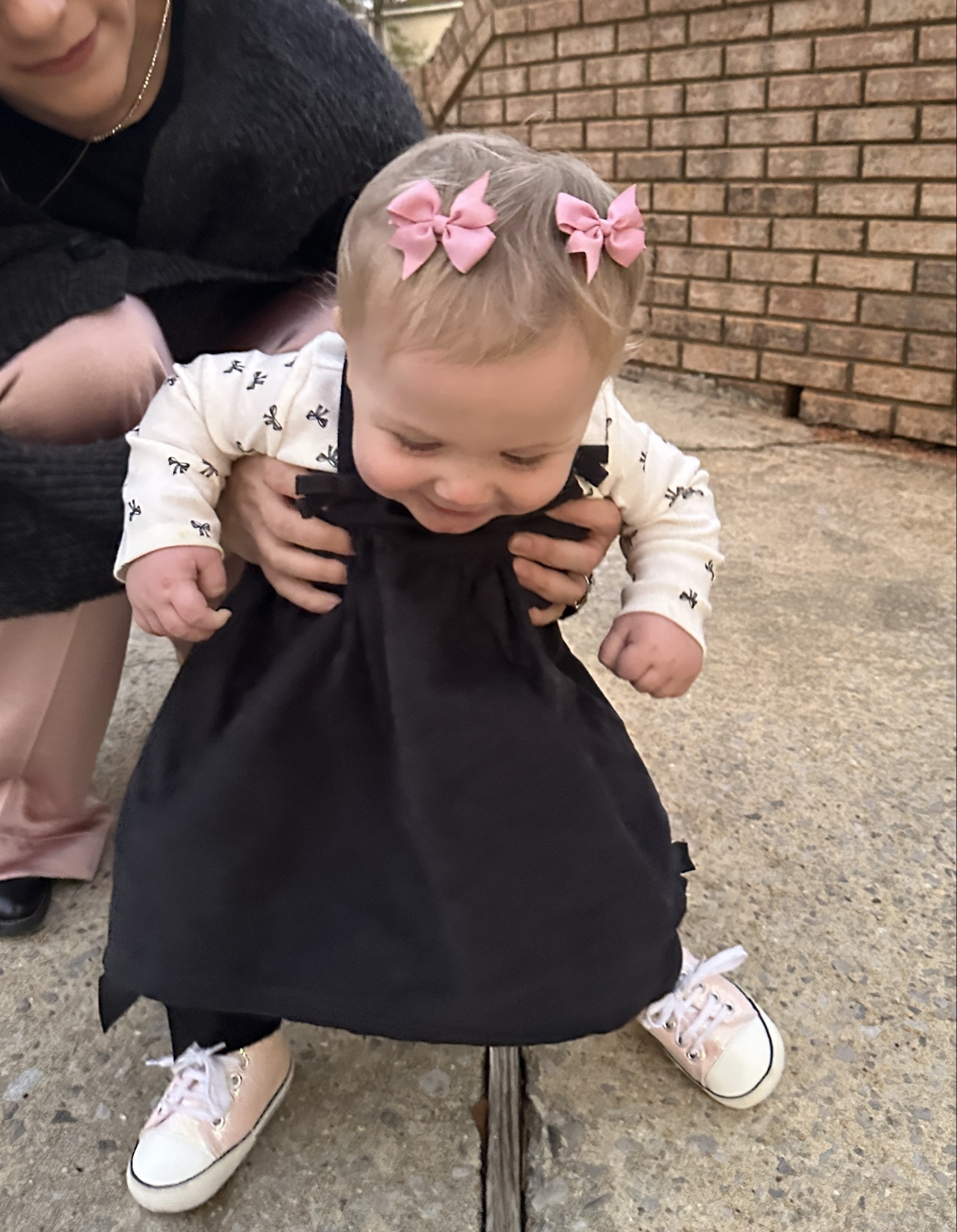 Mini me bow outfit dress 