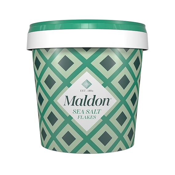 Maldon Salt, Sea Salt Flakes, 20 oz (570 g), Resealable Tub, Kosher, Natural, Handcrafted, Gourme... | Amazon (US)