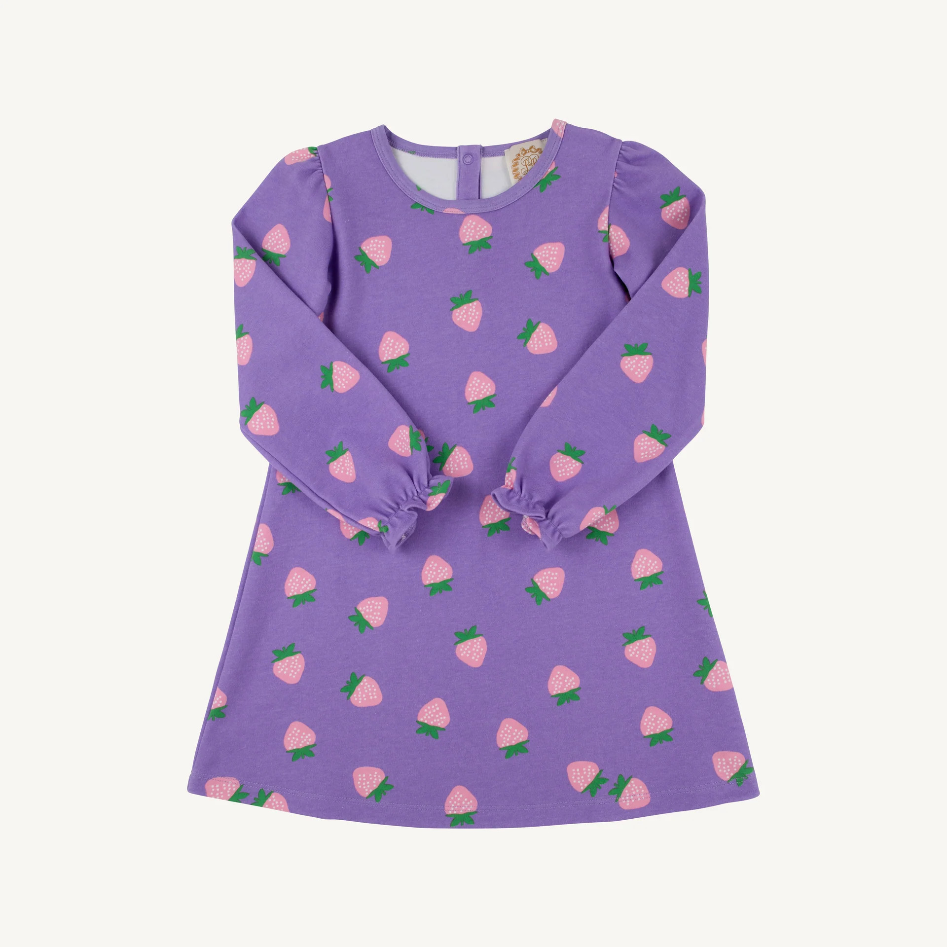 Sadie Sweatshirt Dress - Sanibel Strawberry (Palisades Purple) | The Beaufort Bonnet Company
