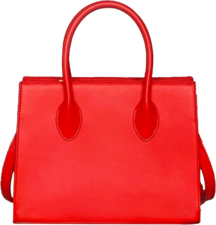 Brown Suede Handbag Top Handle Purses for Women Work Tote Bags | Amazon (US)