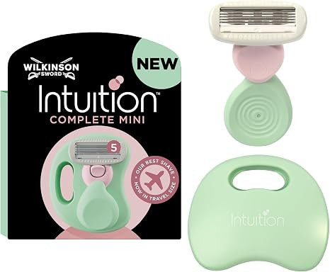 WILKINSON SWORD Intuition Complete Women's Mini Razor with Travel Case, for Tricky Zones Like Bik... | Amazon (UK)