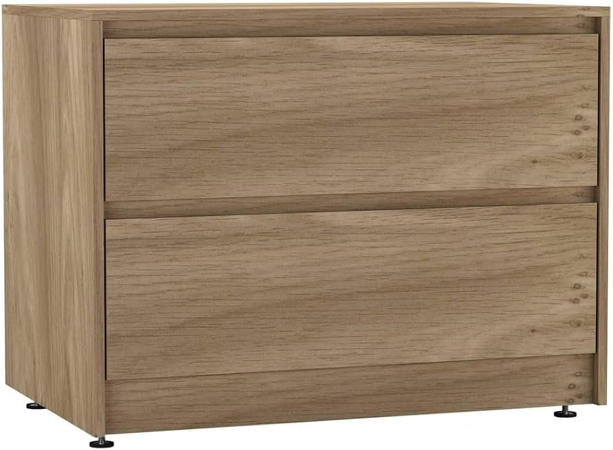 URBNLIVING 2 Drawer Chest Cabinet with Adjustable Feet, Modern Engineered Wood Dresser Unit with ... | Amazon (UK)