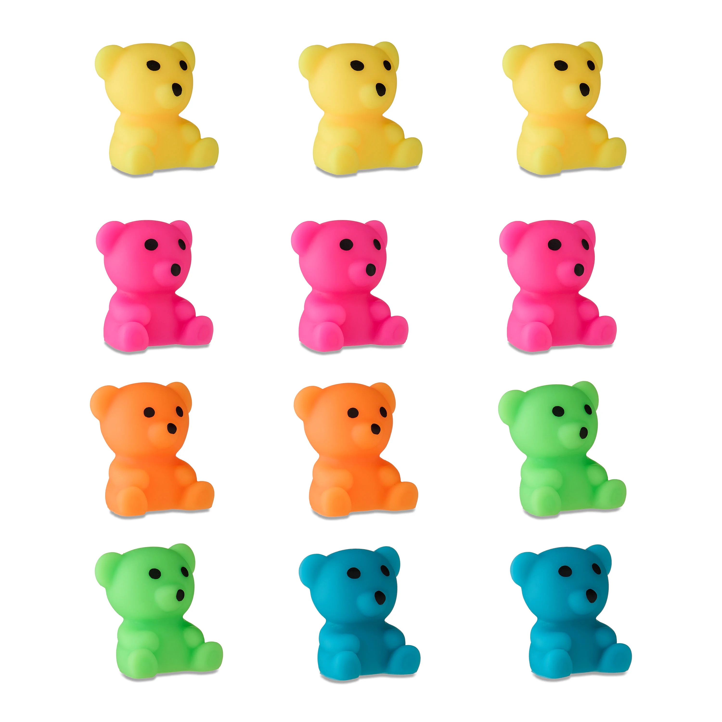 Squishy Bear Party Favors, Multicolor, 12 Count, Valentine's Day by Way To Celebrate | Walmart (US)
