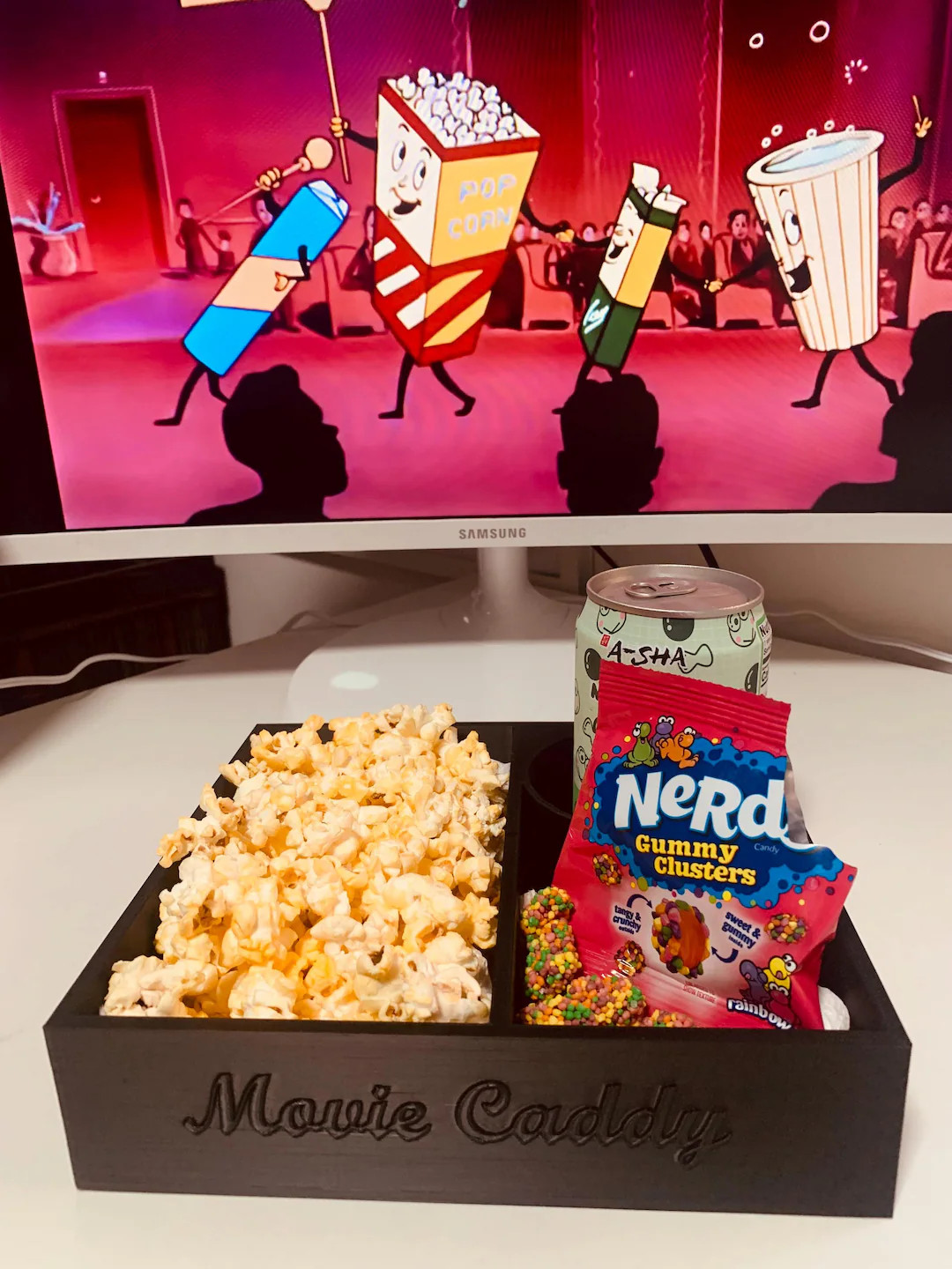 3D Printed Movie Caddy | Snack Tray | Etsy (US)