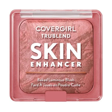 COVERGIRL TruBlend Skin Enhancer Baked Luminous Blush, 410 Rose Latte, 0.28oz | Walmart (US)