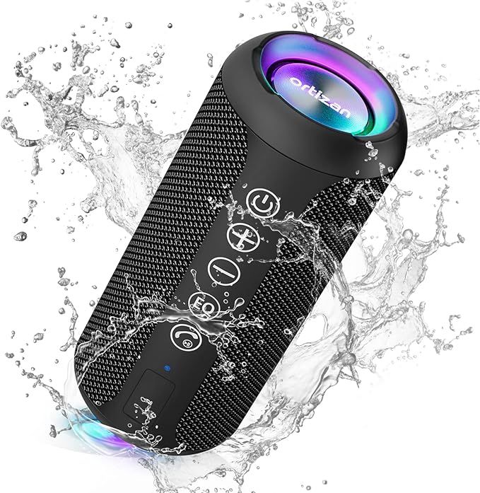 Ortizan Portable Bluetooth Speakers, IPX7 Waterproof Wireless Speaker with 24W Loud Stereo Sound,... | Amazon (US)