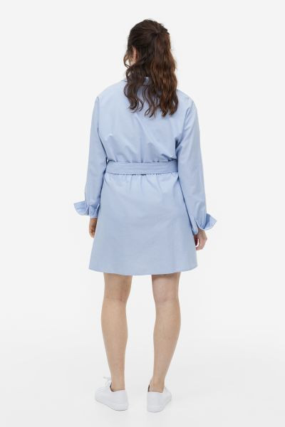 H&M+ Tie-belt Cotton Shirt Dress | H&M (US + CA)