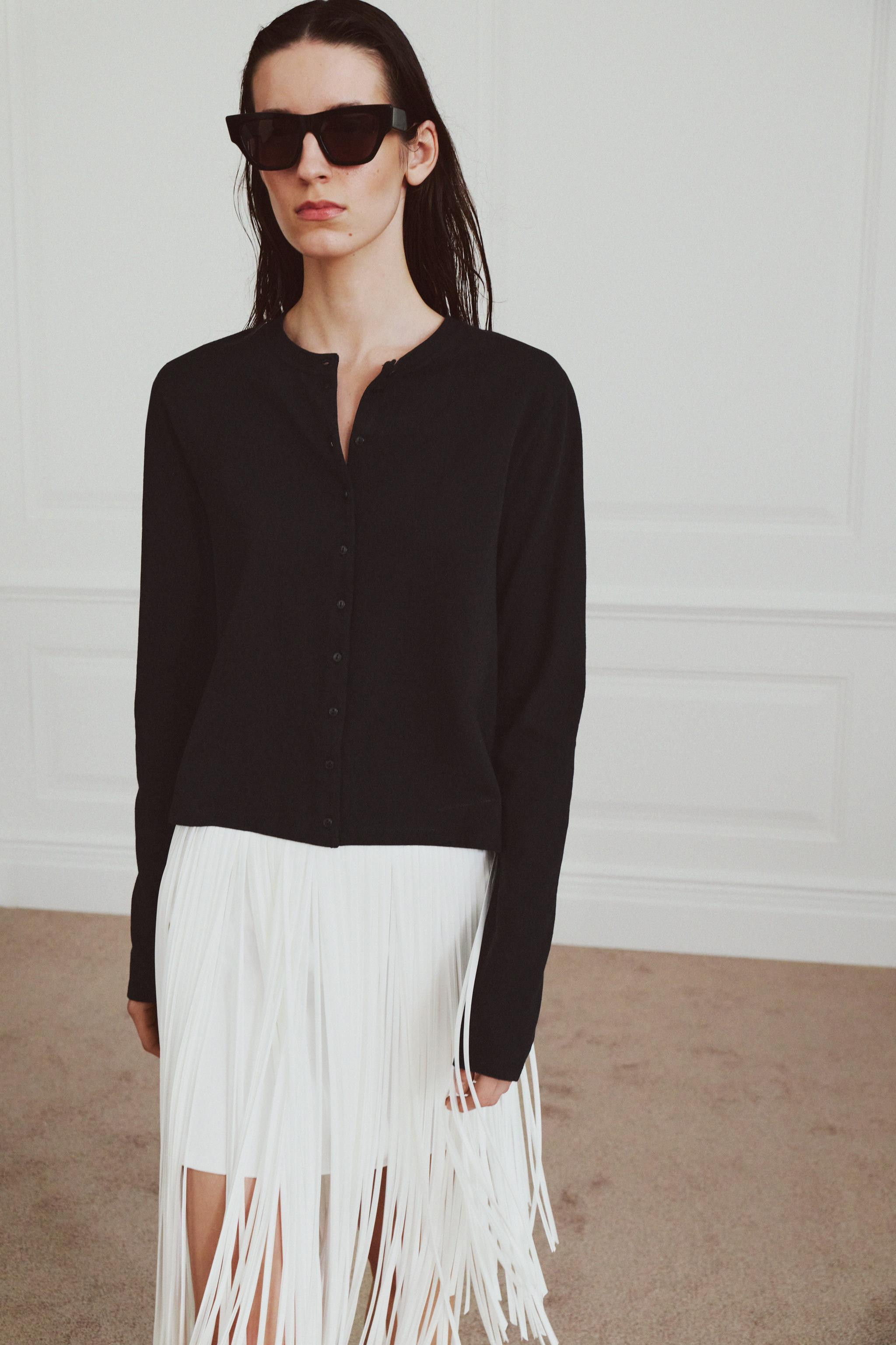 STRAIGHT FIT COTTON TROUSERS | Zara UK