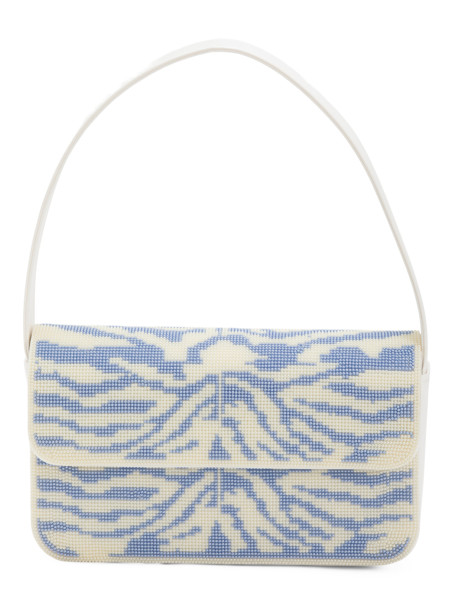 Beaded Abstract Shoulder Bag | TJ Maxx