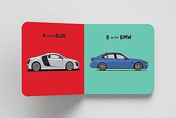 ABCs of Cars Baby Book - A Fun Alphabet Car Book for Future Racing Fans – Toddler ABC Board Boo... | Amazon (US)