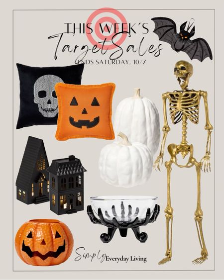 Target circle week 30%off Halloween, pumpkins, bats, wreaths, skulls skeleton 

#LTKsalealert #LTKhome #LTKHalloween