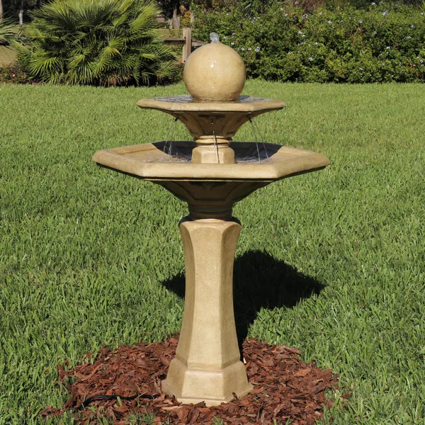 Monaco Resin Fountain with Light | Wayfair North America