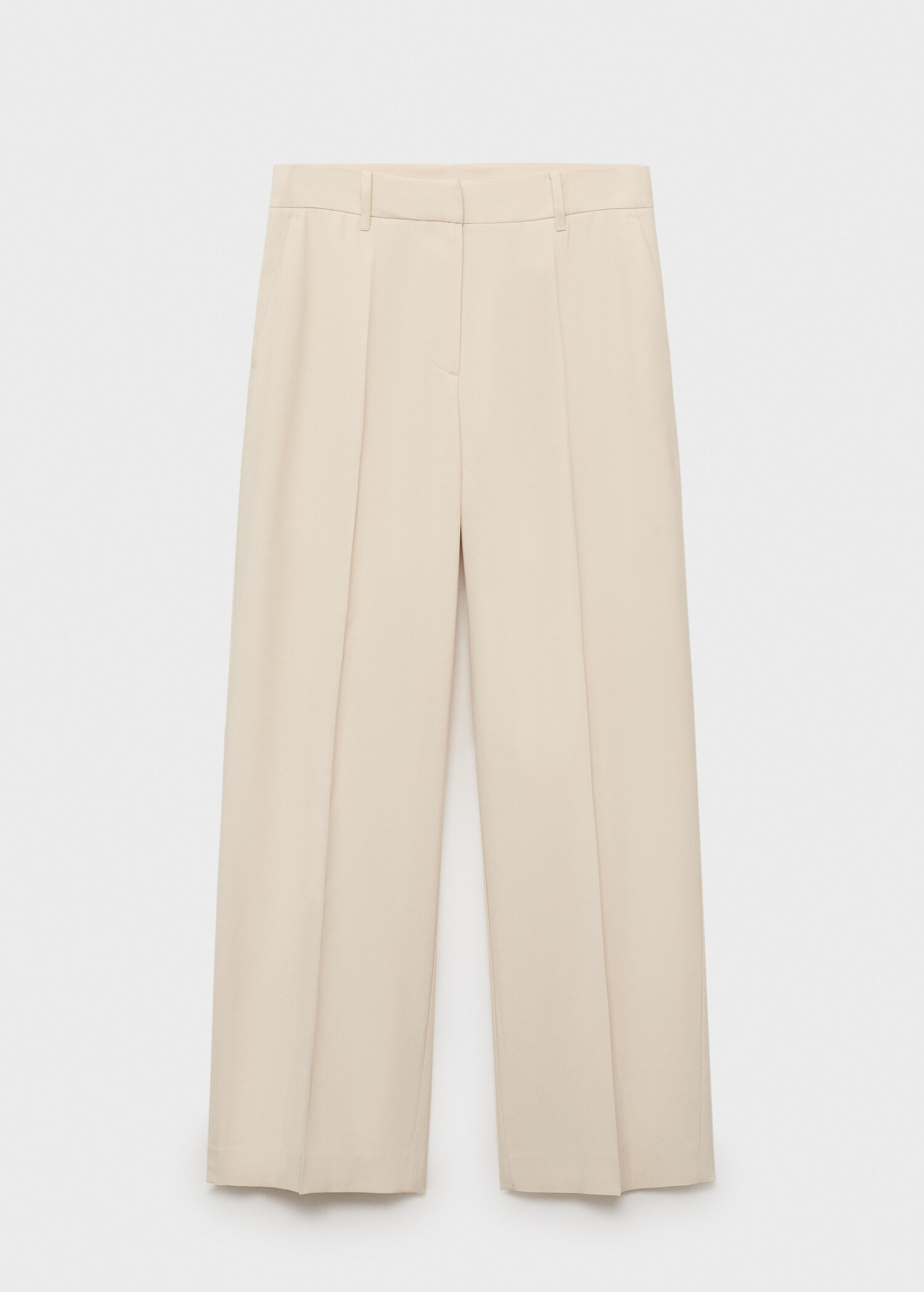 Straight mid-rise trousers - Women | MANGO United Kingdom | MANGO (UK)