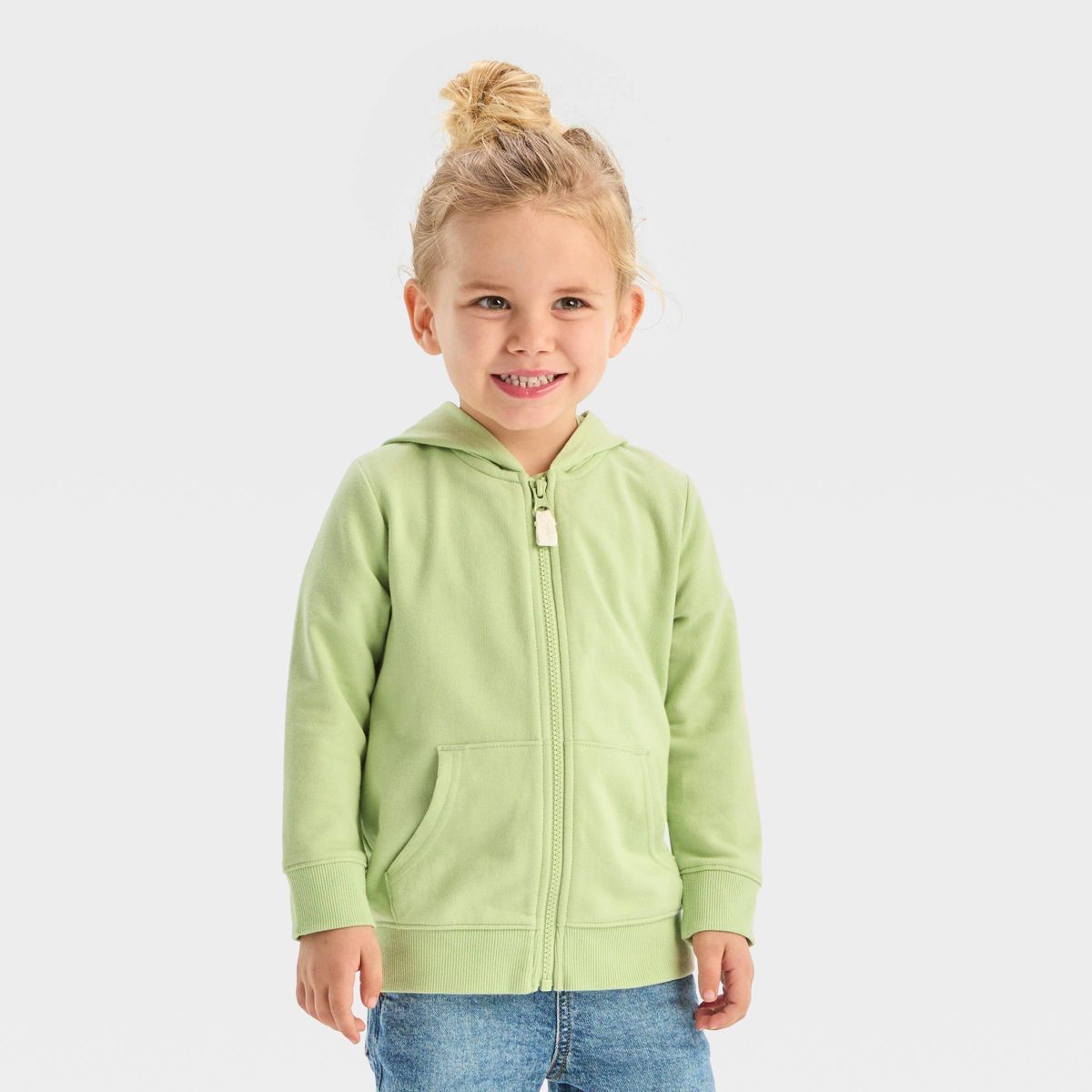 Toddler Boys' Zip-Up French Terry Hoodie Sweatshirt - Cat & Jack™ | Target