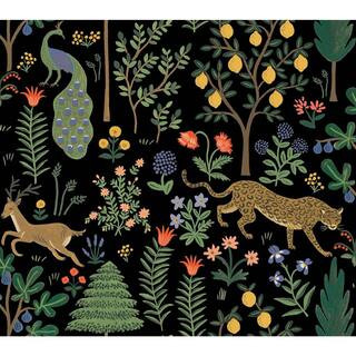 RIFLE PAPER CO. 45 sq. ft. Menagerie Peel and Stick Wallpaper PSW1321RL - The Home Depot | The Home Depot