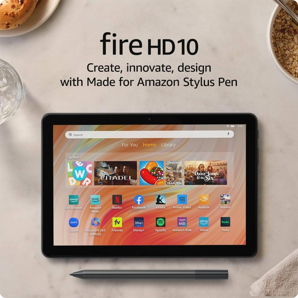 Amazon Fire HD 10 tablet and Stylus Pen creativity bundle, unleash your inner artist, latest mode... | Amazon (US)