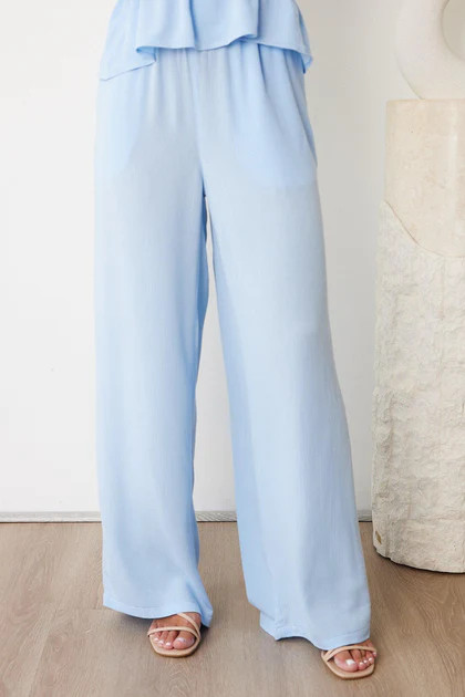 Serra Pants - Light Blue | Esther & Co (AU)