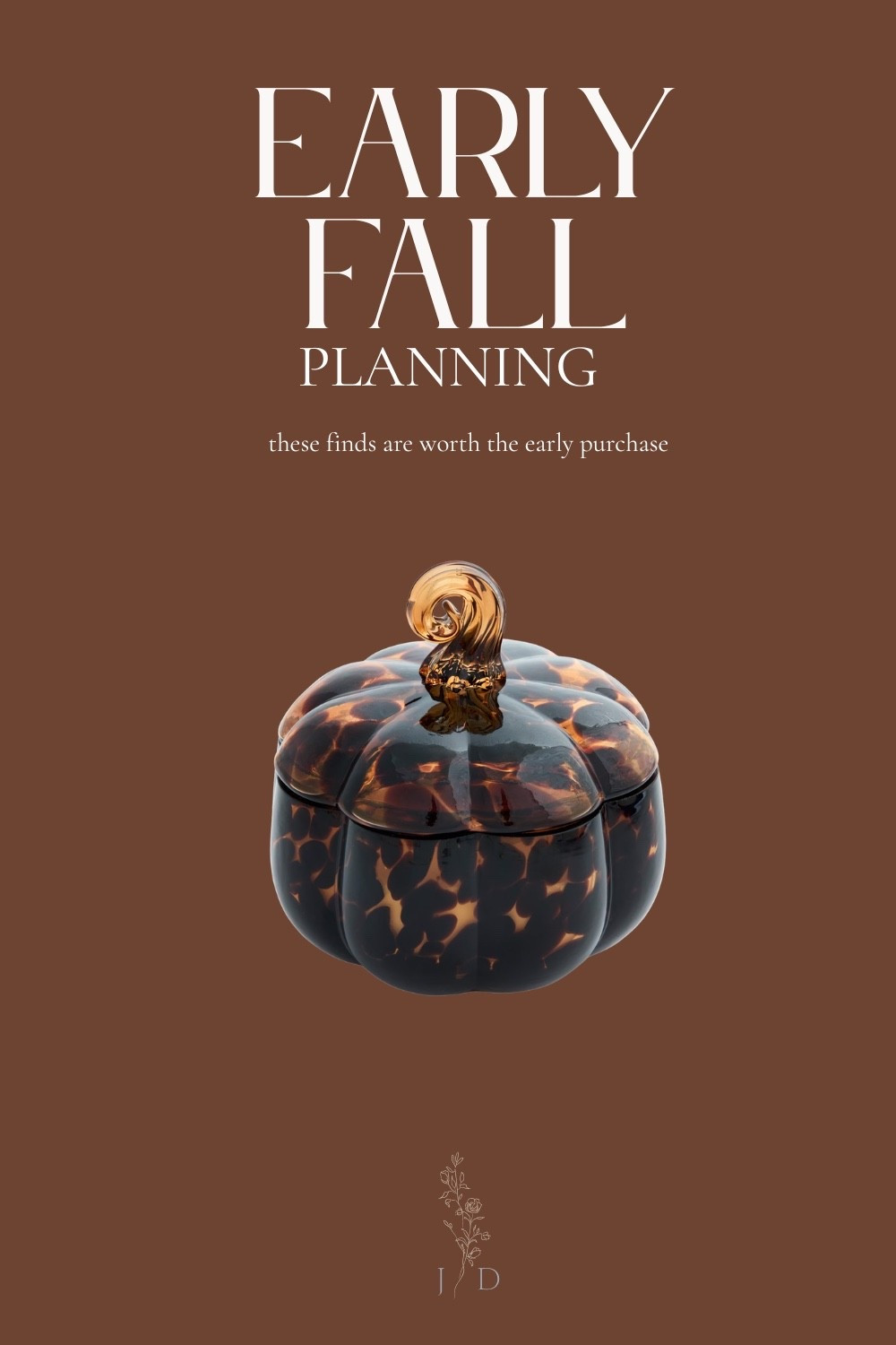 This fall candle is my favorite!
