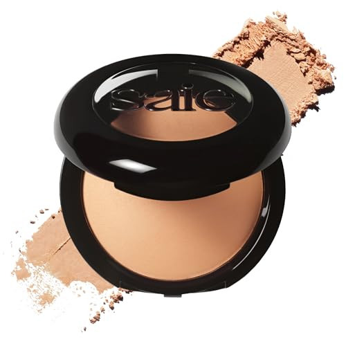 Saie Slip Tint Baked Setting Powder - Translucent Powder for Face Makeup with a Natural-Radiant Finish - Blurs, Brightens & Smooths Complexion - Translucent 3 - Medium to Tan (0.24 oz) | Amazon (US)