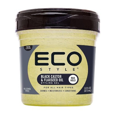 ECO STYLE Professional Styling Gel Black Castor & Flaxseed Oil - 16 fl oz | Target