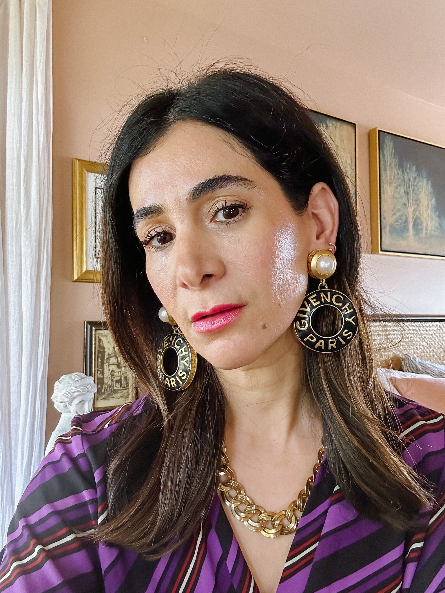 Vintage clip on earrings hack! 

1. Earring Cushions
These cushions are like little pillows for your ears. Simply slip them onto the metal part of the earrings, and voila! You can enjoy wearing your favorite vintage pieces without any pain or discomfort.

2. Double Sided Fashion Tape
I use fashion tape to keep so many things in place so why not earrings?! Cut a piece to the desired size and stick it on both the front and back of your earlobes before clipping your earrings in place. This extra grip ensures your earrings stay put throughout the day, no matter how large or heavy they are.

