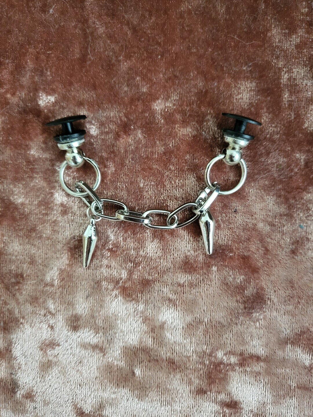 GOTH 'shoe Charm' Silver-toned Mini Clog Chain - Etsy | Etsy (US)