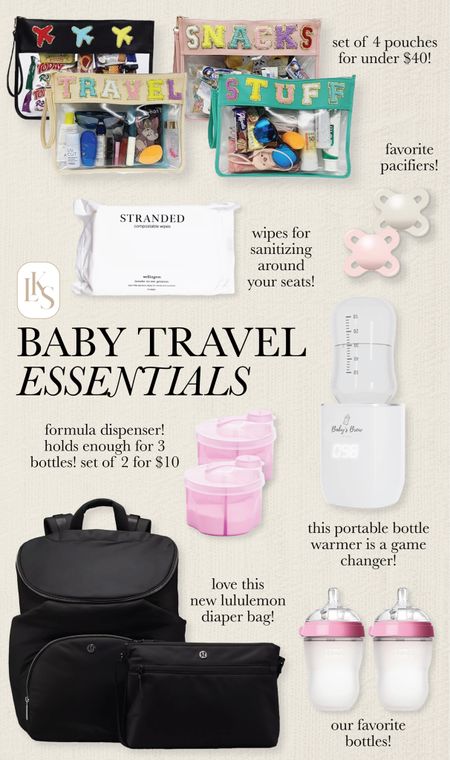 baby travel essentials 🩷