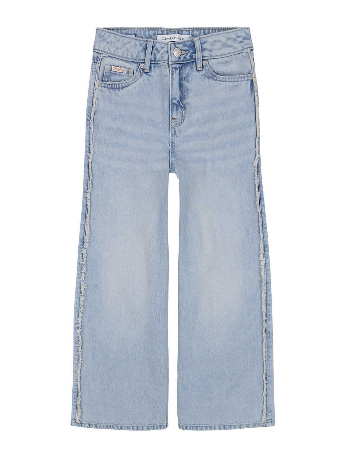 Calvin Klein Girls' Girls Denim Wide Leg Jeans - Blue - 16 | Calvin Klein (US)