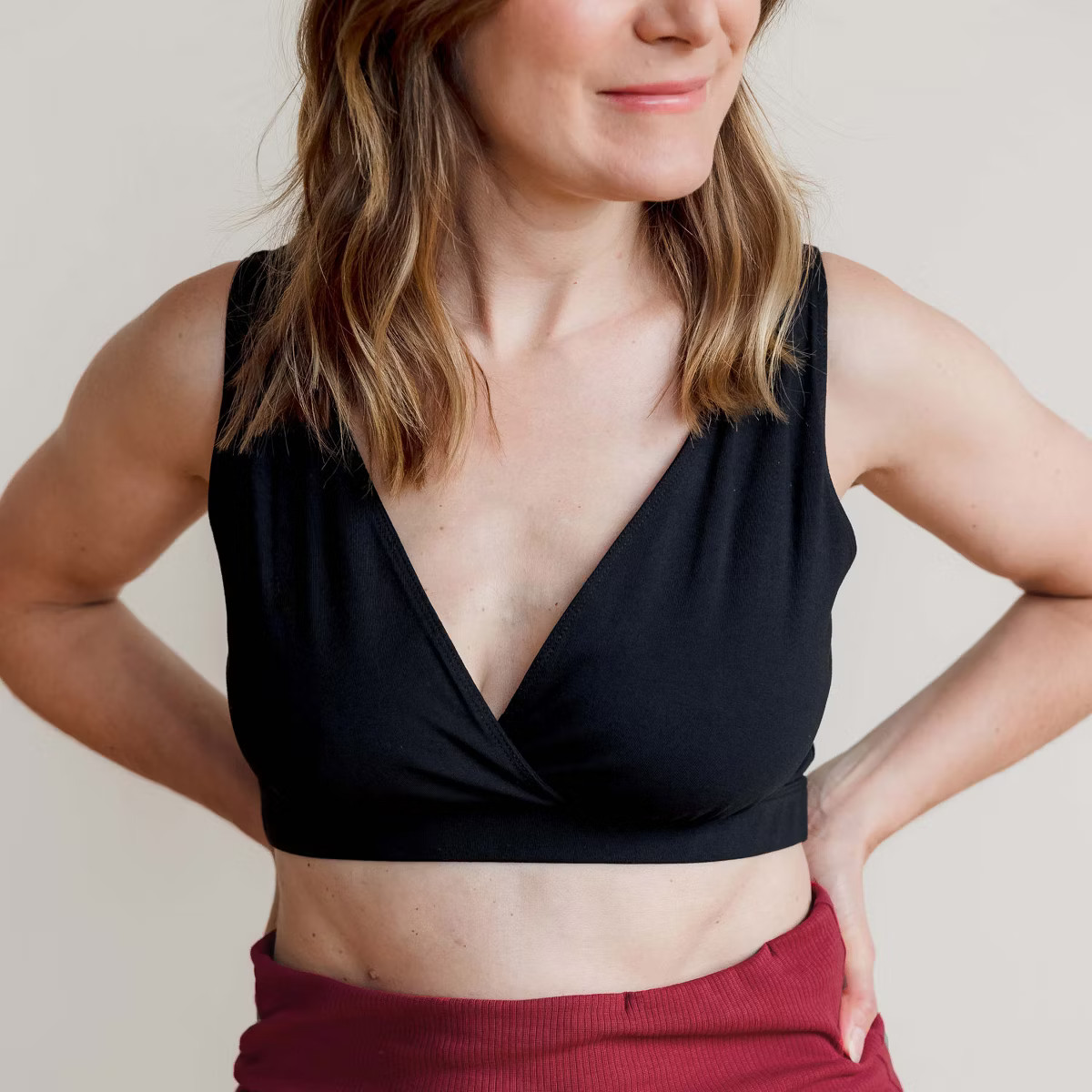 Of An Origin Stretch Cross Front Nursing Bralette | Target