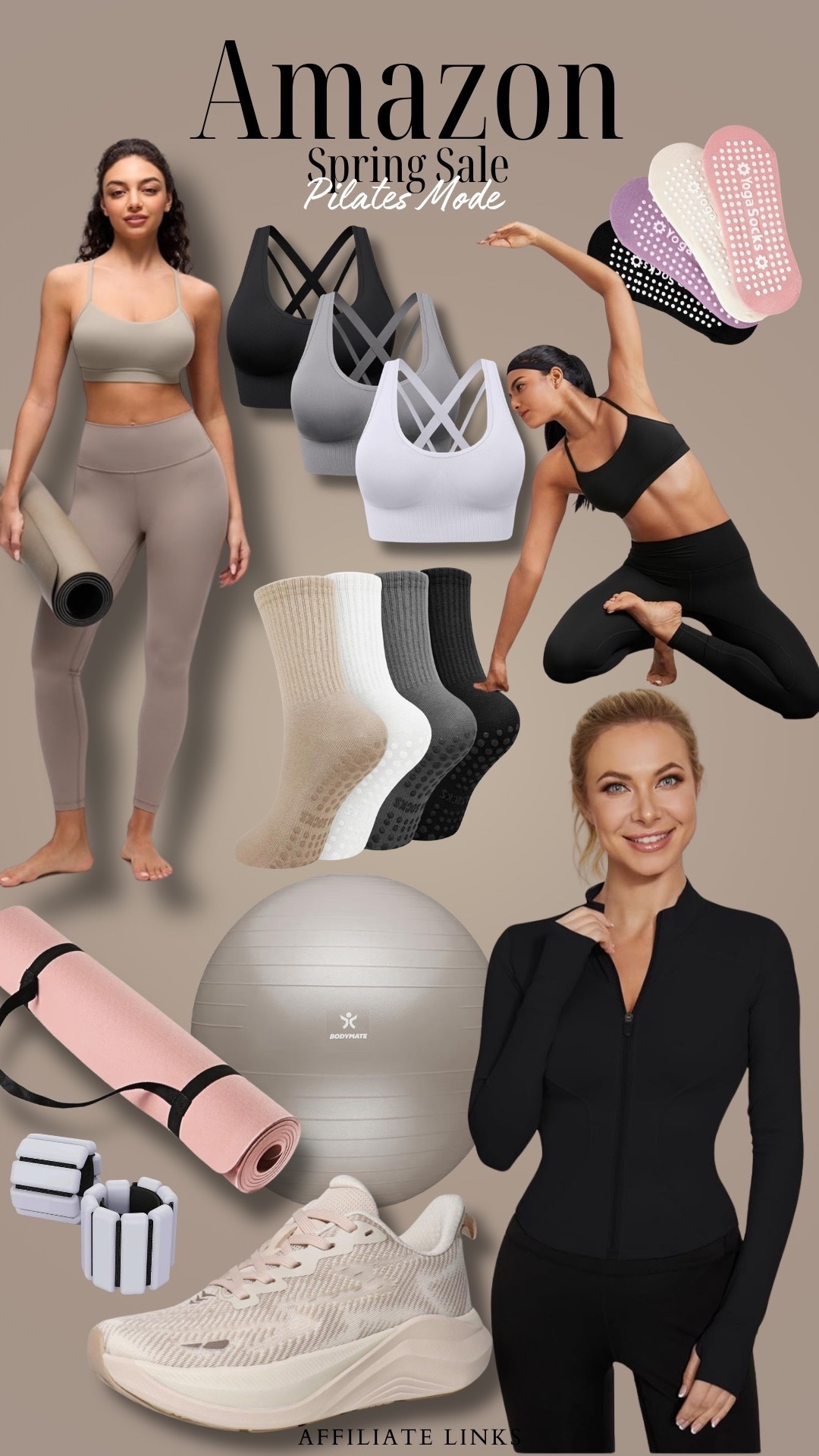 Amazon Spring Sale is happening here are my top sports wear picks! 

Pilates 
Yoga 
Reformer 
At home workout 
Leggings 
Sportswear 

#LTKsale #LTKfitness #LTKspring