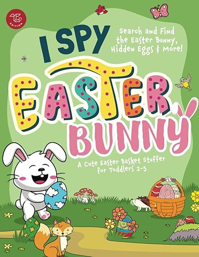 I Spy Easter Bunny: Search and Find the Easter Bunny, Hidden Eggs & More! A Cute Easter Basket St... | Amazon (US)