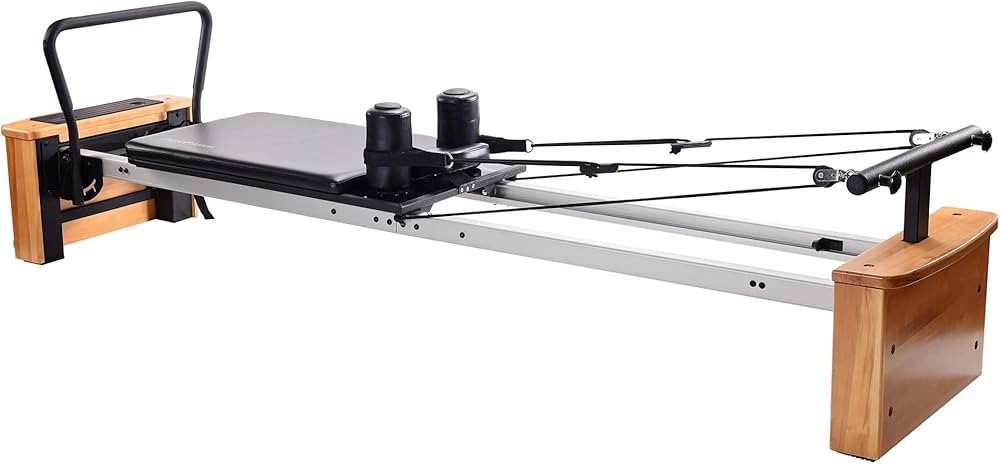 Stamina Products AeroPilates Pro 565 Pilates Reformer with Oak Wood Base – Studio Grade for Hom... | Amazon (US)