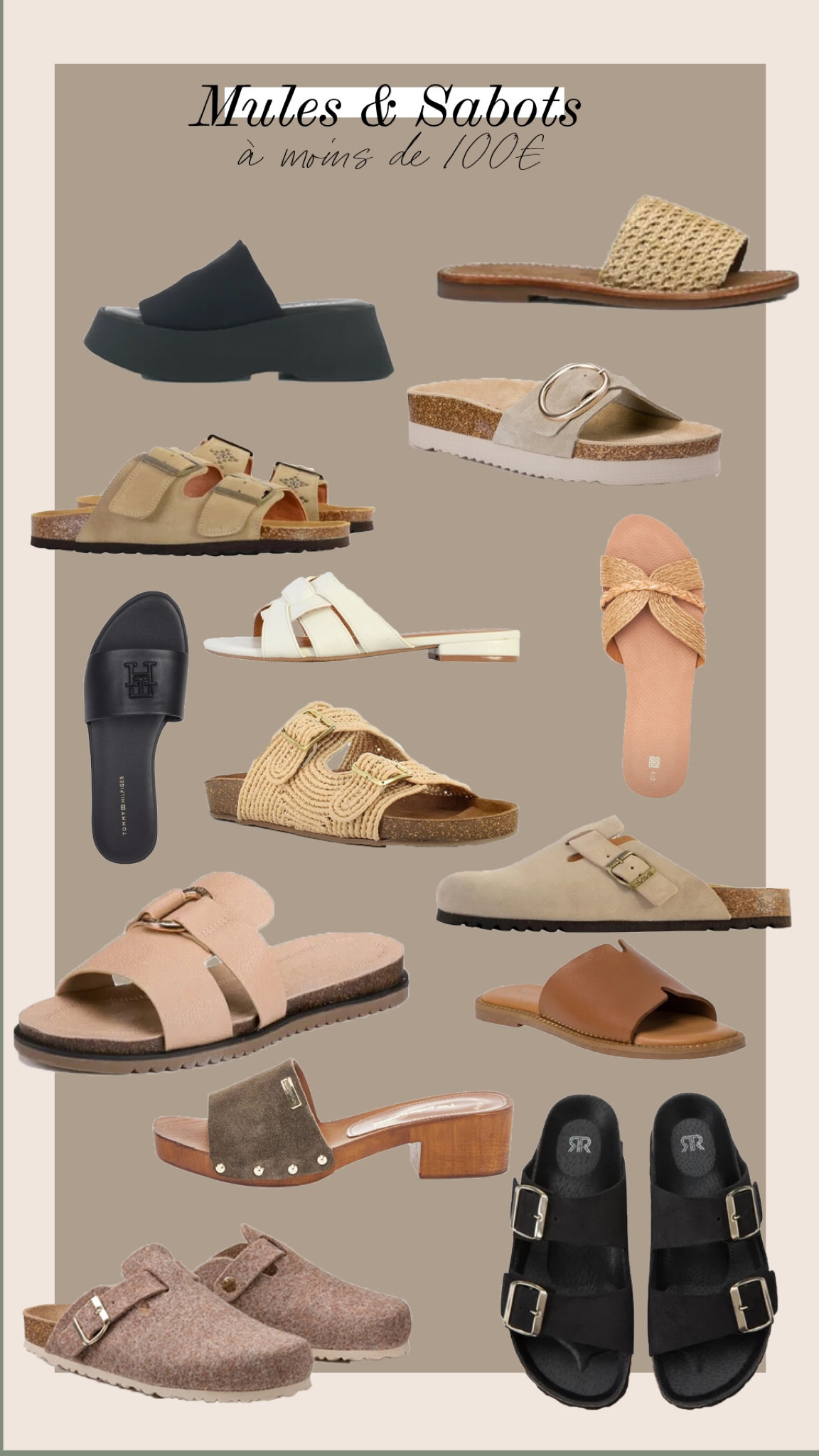 La saison des mules et des sabots bat son plein et j’ai trouvé quelques pépites à moins de 100€ 

#LTKshoecrush #LTKunder100 #LTKSeasonal