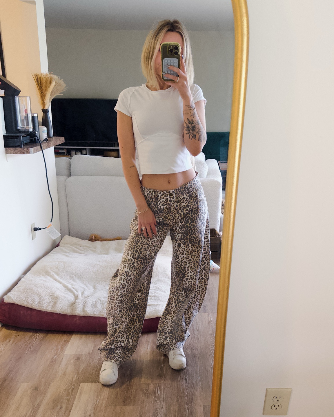 bury me in these cheetah pants 🐆
wearing size S, probably could have done XS.

much love for this basic top and these sneakers, too. 

#LTKsalealert #LTKfindsunder100 #LTKshoecrush