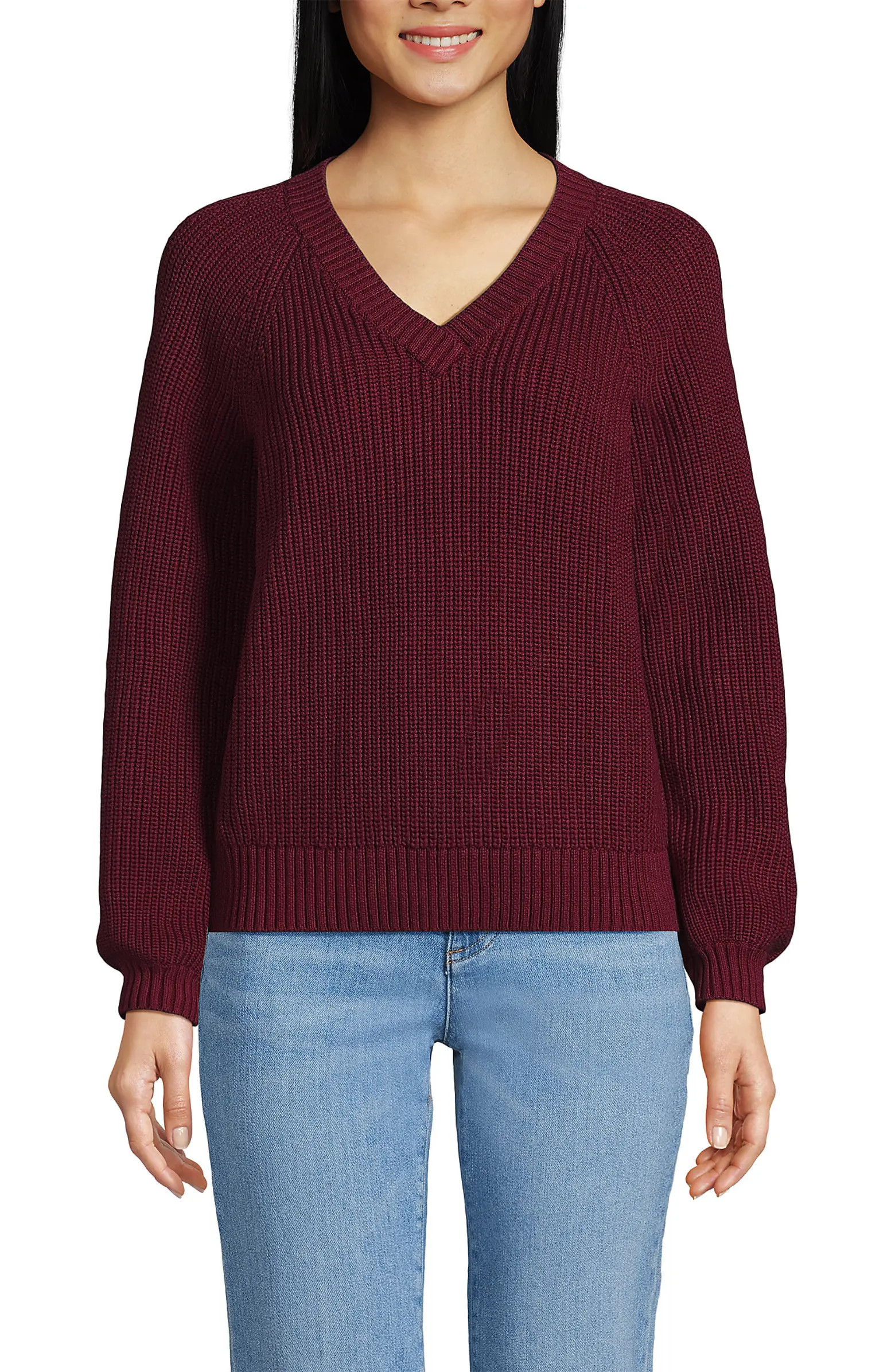 Lands' End Drifter Balloon Sleeve Sweater | Nordstrom | Nordstrom