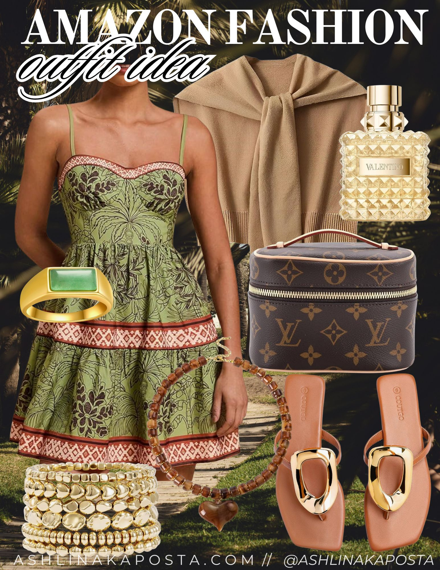 Sophisticated Amazon fashion finds that bring the perfect summer look. From chic dresses to my favorite perfume and elegant sandals, find the pieces you need for a flawless summer style. #AmazonFashion #SummerStyle 

 #LTKootd #LTKmomlife