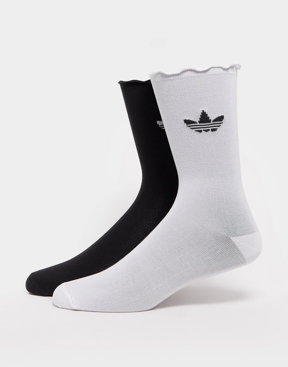 adidas Originals 2 Pack Ruffle Crew Socks | JD Sports (UK)