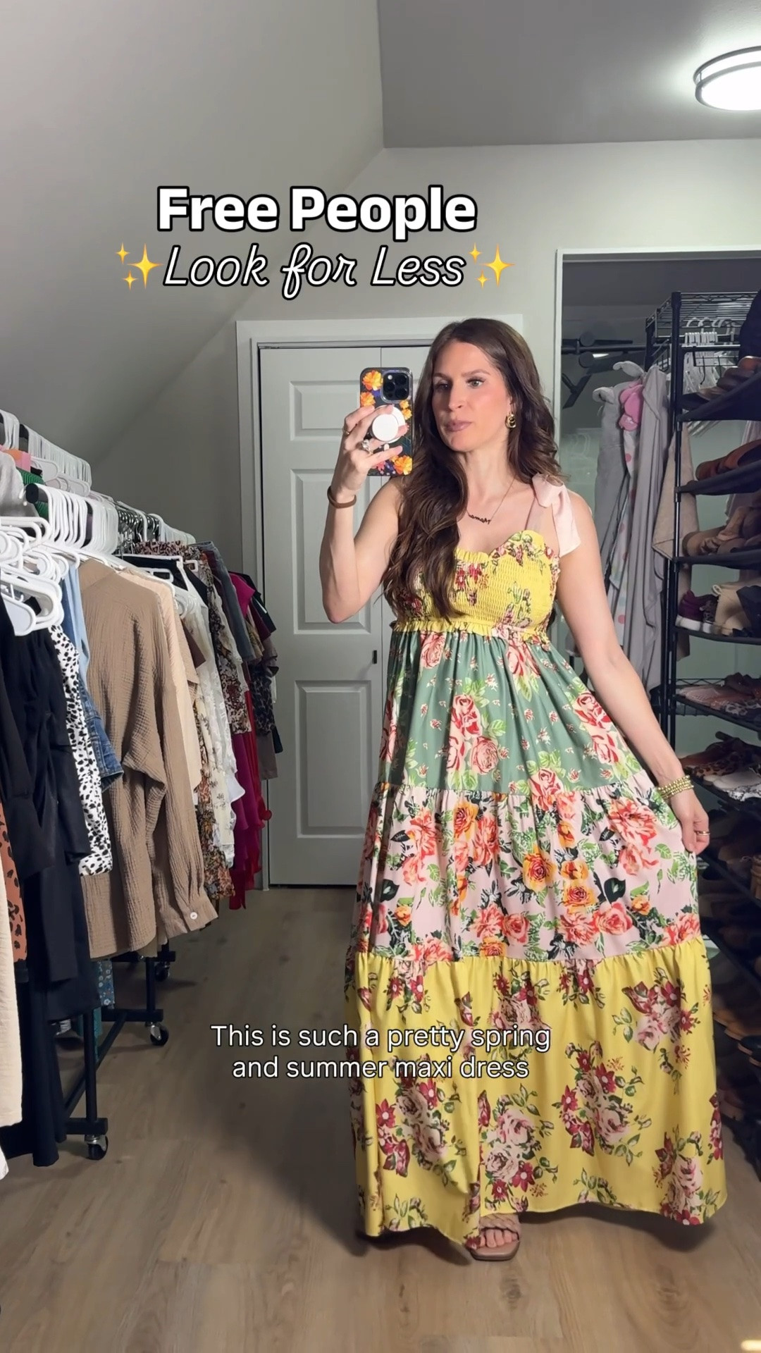 Free People look for less maxi dress! The quality is 10/10! Bump approved and nursing friendly. Wearing a small.

#LTKgrwm #LTKootd #LTKSeasonal