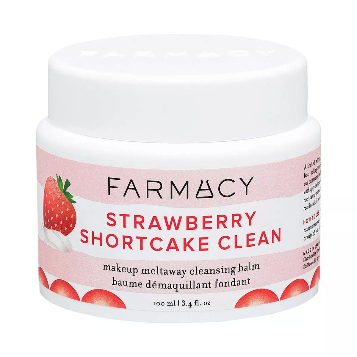 Farmacy Strawberry Shortcake Clean Makeup Meltaway Cleansing Balm | Kohl's