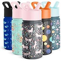 Simple Modern Kids Water Bottle with Straw Lid | Insulated Stainless Steel Reusable Tumbler for Todd | Amazon (US)