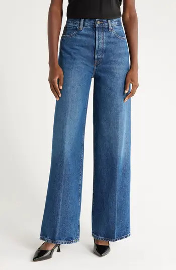 The Collegiate Super High Waist Wide Leg Jeans | Nordstrom
